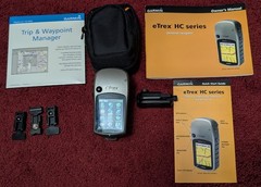 Garmin eTrex Vista HCx Personal Navigator Handheld GPS with Accessories