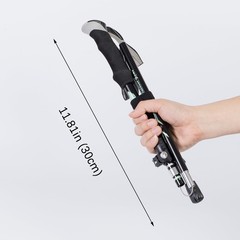 Single Trekking Pole | 7075 Aluminum Anti-Shock, Ultralight, Adjustable & Col…