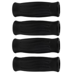 4 Pcs Walking Aid Handle Grips Black Comfort Handles Ergonomic Cane