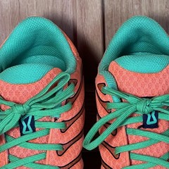 Inov-8 F-Lite 252 Trail Running Shoes Orange Green Womens Size 9.5/Mens Size 8