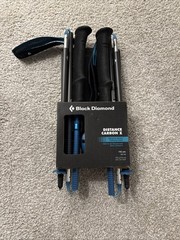 Black Diamond Distance Carbon Z 110cm Trekking Poles – Pair BRAND NEW