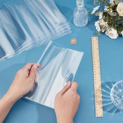 8Pcs A5 Clear Hardcover Protection Waterproof Transparent 8.54 x 12.09 inch