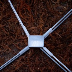For Camping Insulated Box for stand Aluminum Case for stand X-shaped Structure