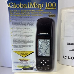 Tested Working Lowranc Globalmap 100 Plus GPS Receiver with Box Manual and More!