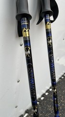 REI SUMMIT Komperdell Vario Basket Telescopic 7075 Alloy Trekking Poles Hiking
