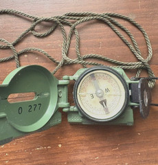 Cammenga Model 3h Tritium Lensatic Compass Olive Drab Used Once EUC