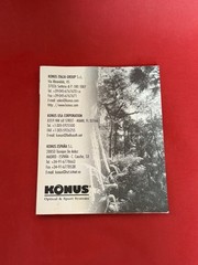 Konus 4075 Konustar-11 Metal Compass, Liquid Filled w/ Clinometer Green in Box