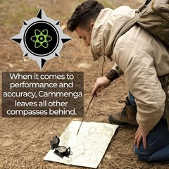 Lensatic Tritium Compass, Official USA Military Compass – Accurate and Ultral…
