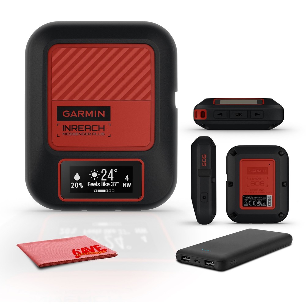 Garmin inReach Messenger Plus, SOS Satellite Communicator Text & Voice Messaging