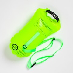 Ultra Swim Safety Buoy & Dry Bag, High-Visibility Open-Water 15L Neon Yellow