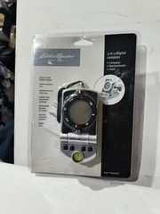 Eddie Bauer Digital Trail Compass, Thermometer and Clock EB9980CP NEW SEALED