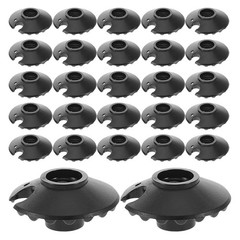 30Pcs Lightweight Durable Plastic Trekking Pole Mud and Snow Basket Accessories