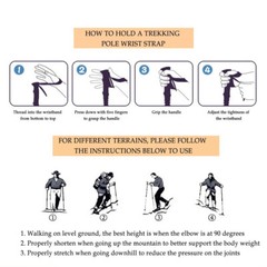 Quick-Lock Trekking Poles – Lightweight & Durable for Mountain Trails​