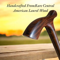 Wooden Walking Cane – Handcrafted in Central America, Luxury Laurel Wood