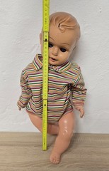 Old Celluloid Celluloid Doll Steiner Doll 50cm Sleep Eyes Collectors Vintage
