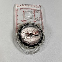 Suunto Finland M-3 Field Compass Clear Plastic Baseplate Hiking Orienteering