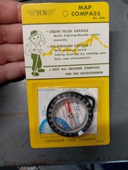 Compass Precision YCM Liquid Filled See-Through Capsule Vintage JAPAN NOS