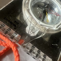 BRUNTON USA Mirrored Declination Compass Rear