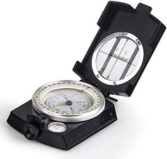 Multifunctional Compass, Metal Military Waterproof High Accuracy Compass with Ma