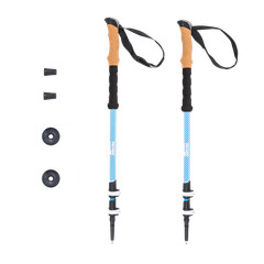 Ozark Trail Lightweight Carbon Fiber Adjustable Quick Lock Trekking Poles