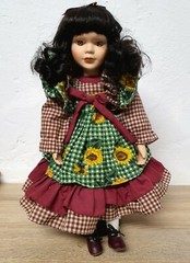 Artist doll porcelain doll 39 cm collector rarity Vintage