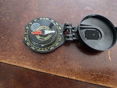 Vintage Brunson Pocket Compass Made In The USA Used