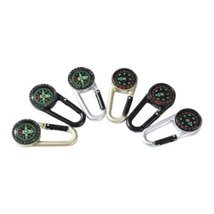 FOR For compass Keychain Clip with Carabiner Temperature Resistant Metal Build