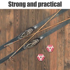 2 Pcs Snow and Mud Basket Replacement Round Trekking Poles Accessories
