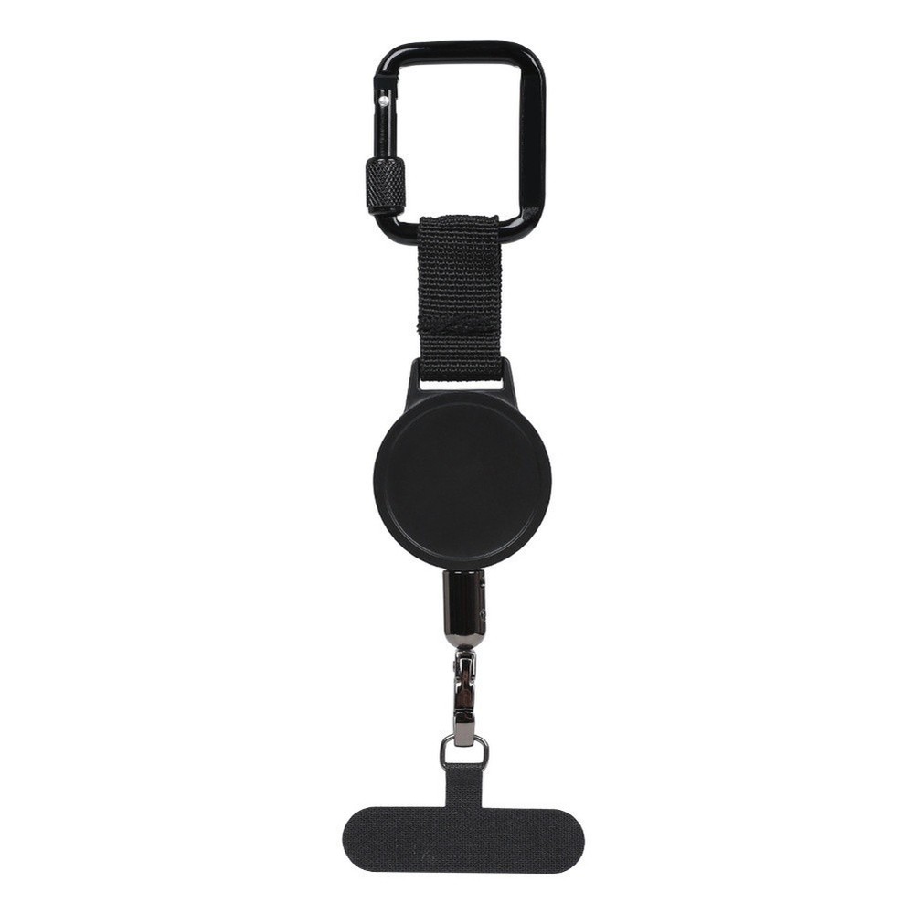 For Outdoor Use Retractable Keychain Square Buckle Industrial Style Design