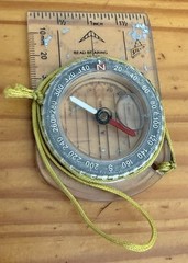 VINTAGE SILVA COMPASS MADE IN SWEDEN As Is LT1