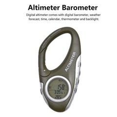 8 In 1 Digital Altimeter Barometer Thermometer for Hiking Climbing Outdoor Sport