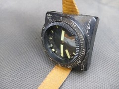UNTESTED AMF Voit Vintage Scuba Diver Dive Diving Wrist Compass Finland AS IS