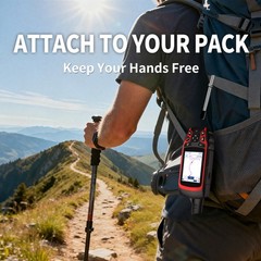 A6 Handheld GPS for Hiking, Rugged Waterproof GPS Navigator Track Navigation