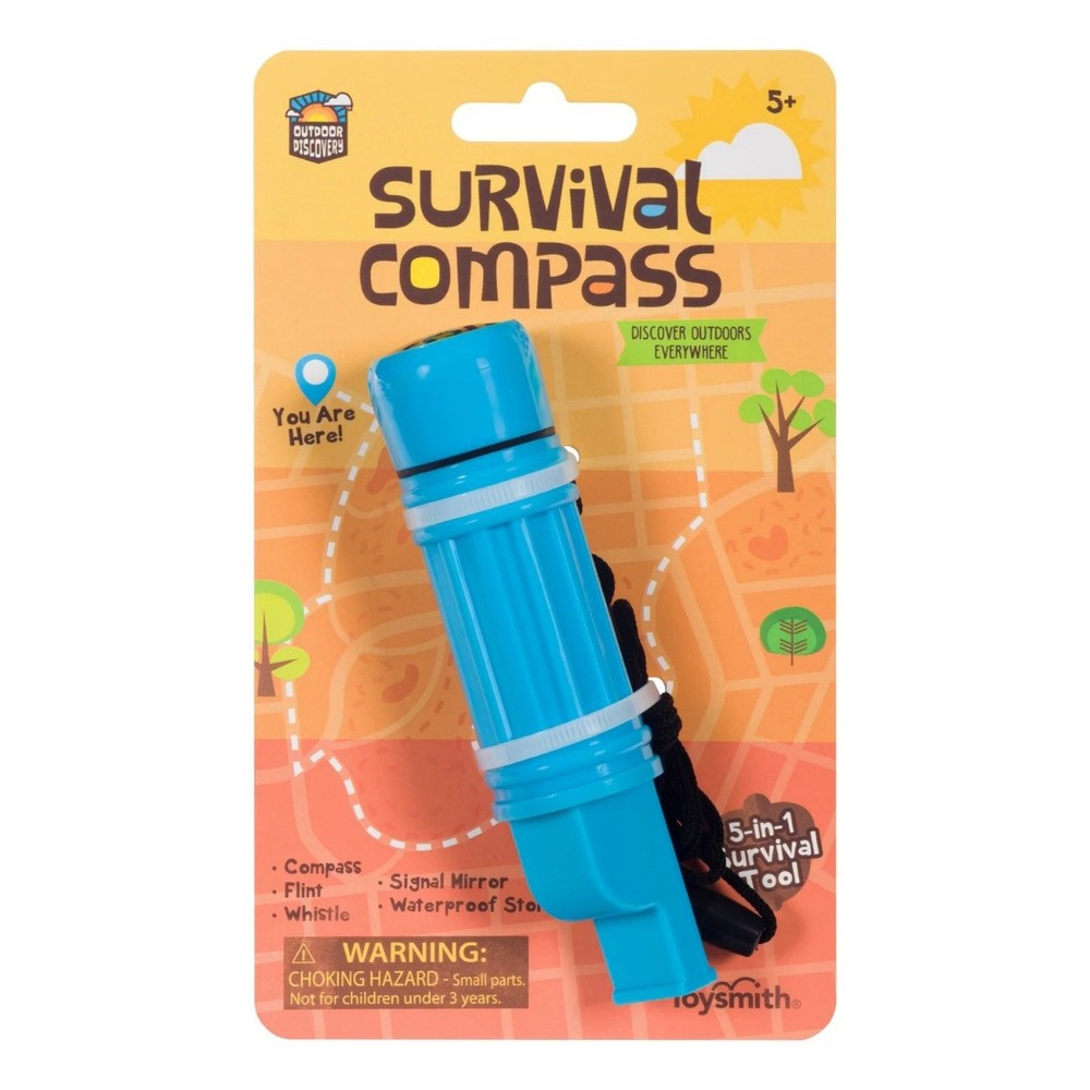Outdoor Discovery Survival Compass – Durable Waterproof Navigation Tool with