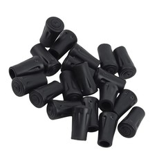 18Pcs Walking Pole Tips Trekking Pole Non Slip Hiking Pole Tips Rubber