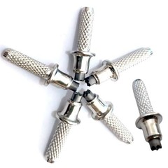 6 Pack Trekking Pole Tips Replacement Heavy Duty Universal Tungsten Steel End