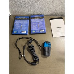 Garmin eTrex Legend Handheld GPS Blue Bundle with Manuals Cables DVD Guides