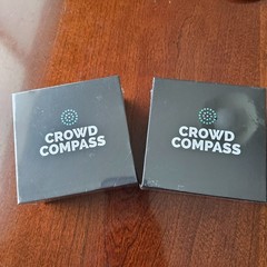 Two Crowd Compass Brand New Sealed Unopened Map Messaging Festival Hiking Events