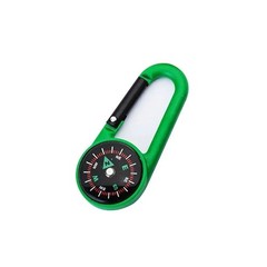 Mini Carabiner Compass Keychain for Camping Hiking Backpack Survival Tool