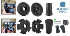 6 Pcs Walking Stick Tips Set – Rubber, Mud & Snow Baskets for Trekking Poles …