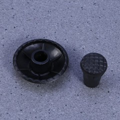 4 Pairs Replacement Rubber Tips for Trekking Poles Heavy Duty Feet End Cover Tip