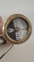 2 Vintage Tru Nord Brass Compensated Compass Safety Clip