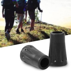 6-Pack Trekking Pole Rubber Feet Tips – Standard Fit 11mm Protection & Stability