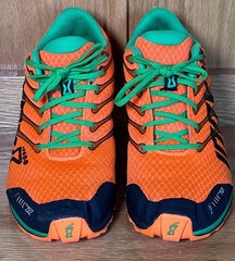 Inov-8 F-Lite 252 Trail Running Shoes Orange Green Womens Size 9.5/Mens Size 8