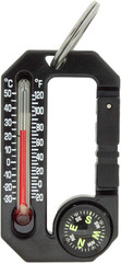 Hikehitch 2 – Thermometer and Compass Carabiner | Camping, Hiking, and Backpacki