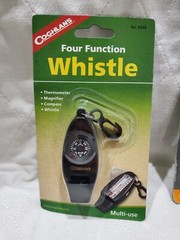 UST Lensactic Compass And Coghlan’s Four Function Whistle – NEW