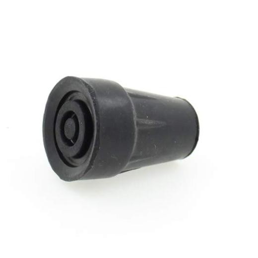 Qty: 4pcs 1/2″ (12mm) Small Black Rubber Ferrules Tips Ends for Hiking or
