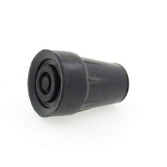 Qty: 4pcs 1/2″ (12mm) Small Black Rubber Ferrules Tips Ends for Hiking or
