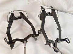 Vintage GAB Crampons Ice Climbing Mountaineering Adjustable Made West Germany