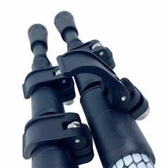 SNOWTREK Retractable Hiking Poles – Pair of Adjustable Poles, Aluminum